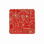 Elegant PCB Coaster - Red