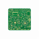 Elegant PCB Coaster - Green