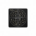 Elegant gold-plated PCB Coaster - Ohm's Law theme